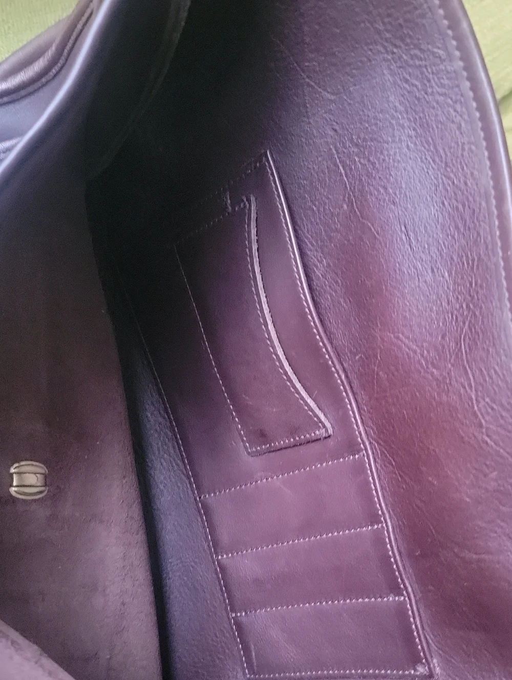 Vintage Coach Authentic Beekman Briefcase Dark Brown
